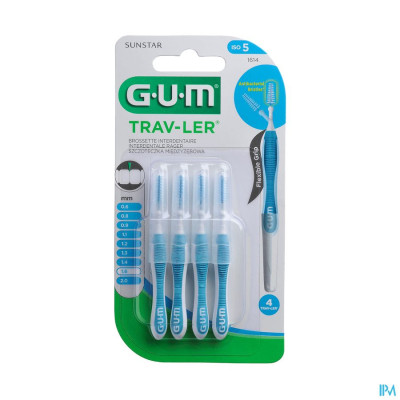 GUM® Proxabrush Travel Fine Tap 4 1614