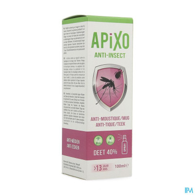 Apixo Anti-insect Deet 40% Spray 100ml