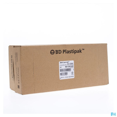 Bd Plastipak Spuit Luer-lok 30ml 60 301229