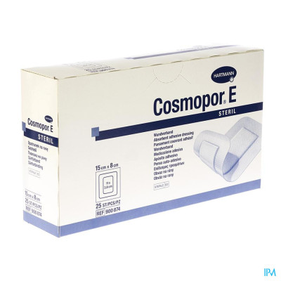 Cosmopor® E Latexvrij 15x8cm (25 stuks)