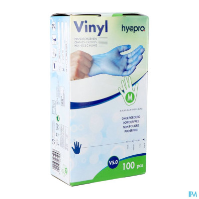 Pharmex Handschoenen Blauw Vinyl M Poedervrij 100