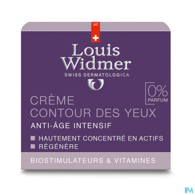 Louis Widmer - Intensief Anti-Ageing Oogomtrekcrème (zonder parfum) - 30ml