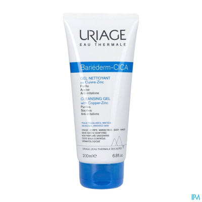 Uriage Bariederm Cica Gel Reinig.cuivre Zinc 200ml