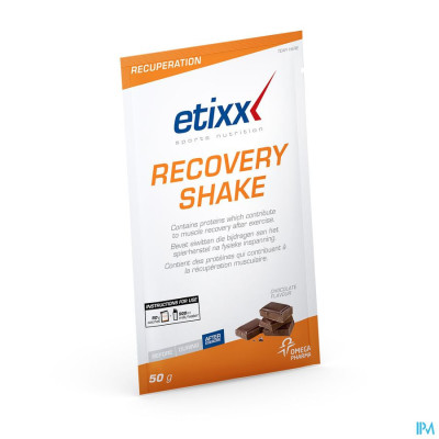 Etixx Recovery Shake Chocolade 1x50g