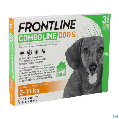 FRONTLINE COMBO® Line Hond S (2-10 kg) - 3 Pipetten