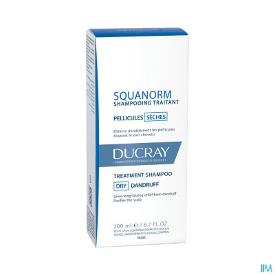 Ducray Squanorm Shampoo Droge Schilfers (200ml)