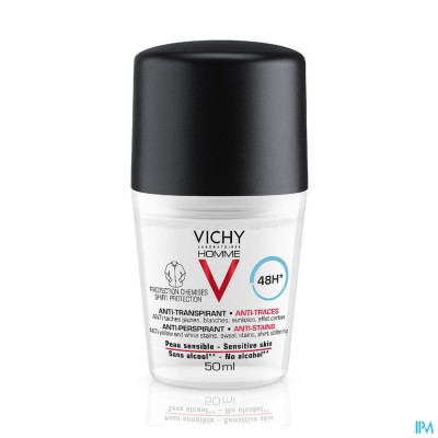 Vichy Homme Deo Anti-transp. 48u - Roller 50ml