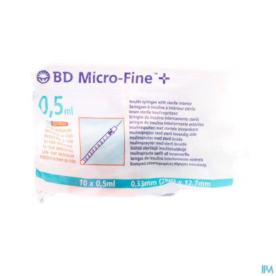 Bd Microfine+ Ser.ins. 0,5ml 29g 12,7mm 10 324824