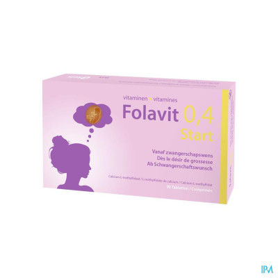Folavit 0,4 Start (90 tabletten)