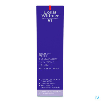 Louis Widmer - Intensief Anti-Ageing Pigmacare® Skin Tone Balance Nacht (licht parfum) - 30ml