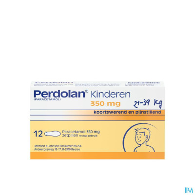 Perdolan Supp Kind Enf 12x350mg