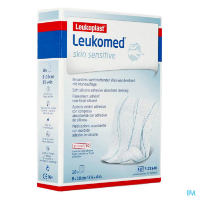 Leukomed Skin Sens. 8cmx10cm 10
