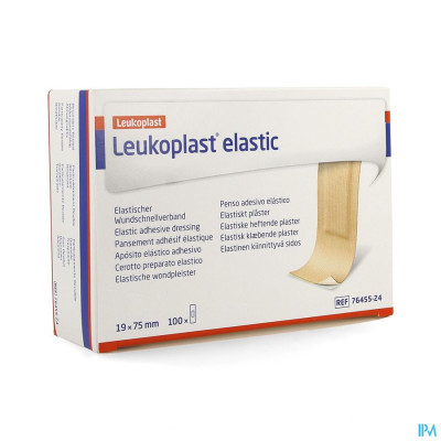 Leukoplast Elastic 19x75mm 100