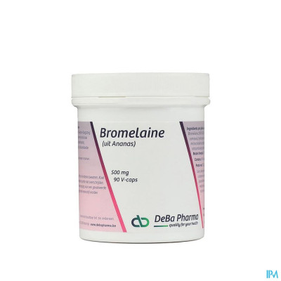 Bromelaine 500mg V-caps 90 Deba