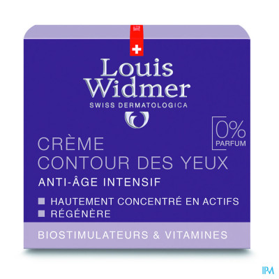 Louis Widmer - Intensief Anti-Ageing Oogomtrekcrème Nacht (zonder parfum) - 30 ml
