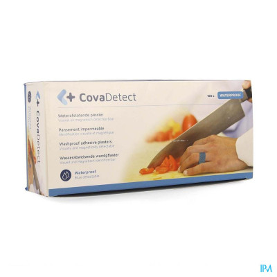 CovaDetect Detecteerbare Kneukelpleister Waterproof 4072W (100 pleisters)