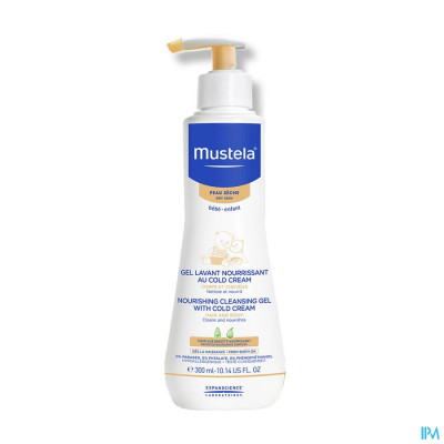 Mustela Voedende Wasgel Cold Cream Gevoeilige Huid (500ml)