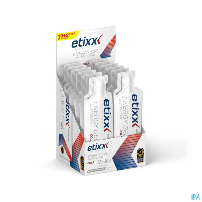 Etixx Nutritional Energy Gel Cola 12x38g