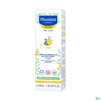 Mustela Droge Huid Crème Voedend Cold Cream (40ml)