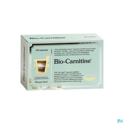 Pharma Nord Bio-Carnitine 250mg (100 plantaardige capsules)