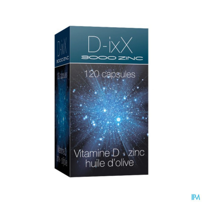 ixX Pharma D-ixX 3000 Zinc (120 softcaps)