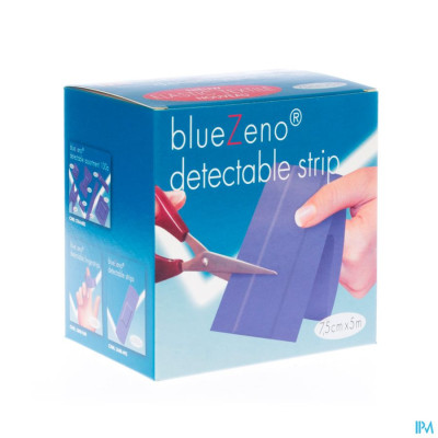 Bluezeno Detectable Strip Blue 7,5 cm x 5 m (1 rol)