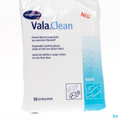 ValaClean Basic Washandjes voor eenmalig gebruik (50 stuks)