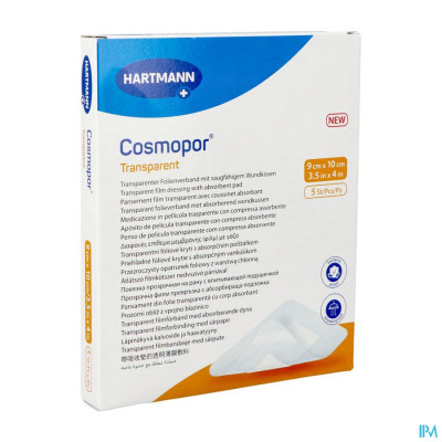 COSMOPOR TRANSPARENT 9x10 cm 5 p/s