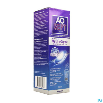 AOSEPT Plus met Hydraglyde met Lenscup (360ml)