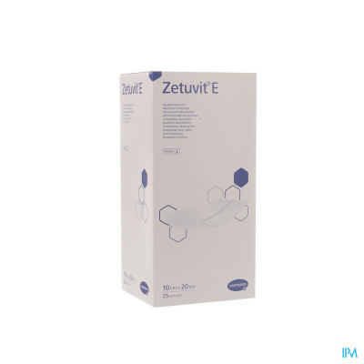 Zetuvit® E 10x20cm Steriel (25 stuks)
