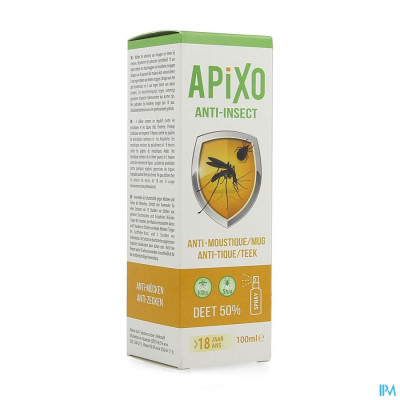 Apixo Anti-insect Deet 50% Spray 100ml