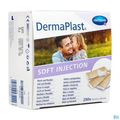 DermaPlast® SOFT Injectiepleisters 16x40mm (250 stuks)