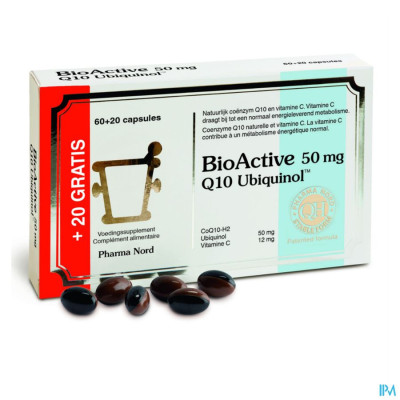 Pharma Nord BioActive Q10 50mg (60 capsules + 20 gratis)