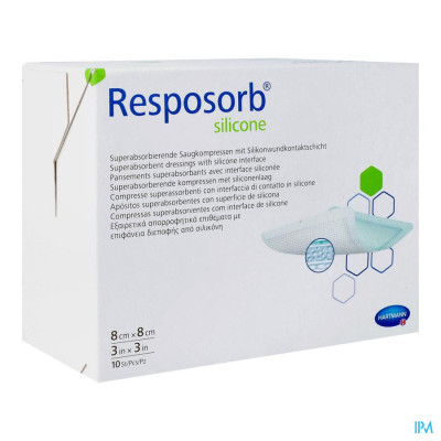 RespoSorb® Silicone 8 x 8cm (10 stuks)