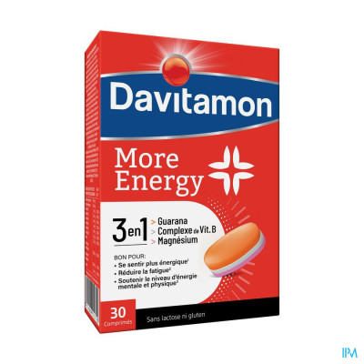 Davitamon More Energy 3-in-1 (30 tabletten)