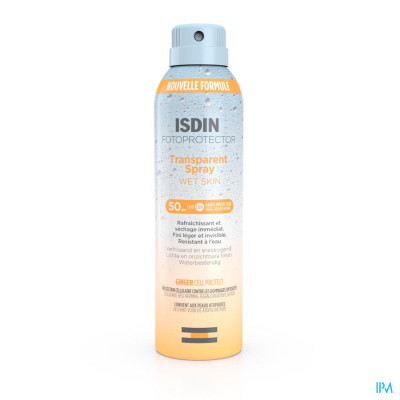 ISDIN Fotoprotector Transparent Spray Wet Skin SPF50 (250ml)
