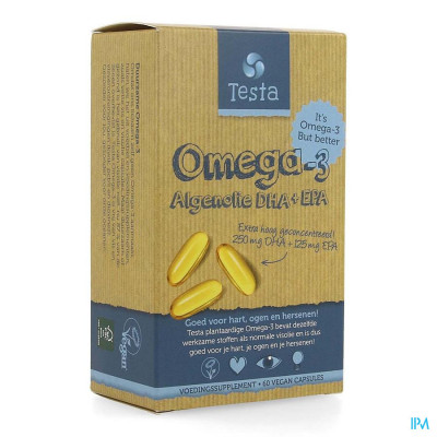 Testa Omega 3 Algenolie DHA+EPA (60 vegan capsules)