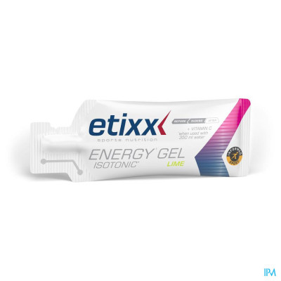 Etixx Isotonic Energy Gel Lime Zakje 1x40g
