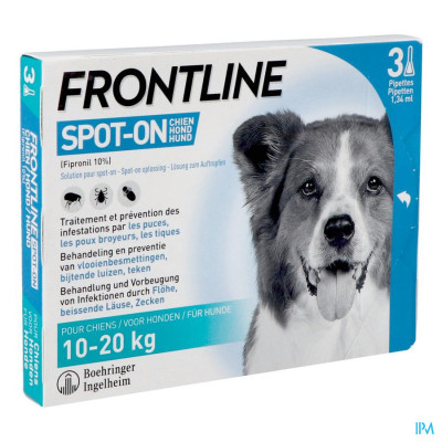 FRONTLINE® Spot On Hond L (20-40 kg) - 3 Pipetten