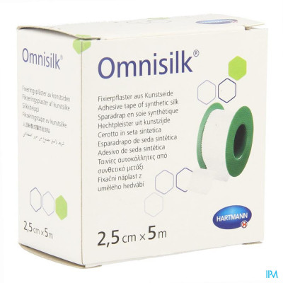 Omnisilk® Fixatiepleister 2,5cmx5m (1 rol)