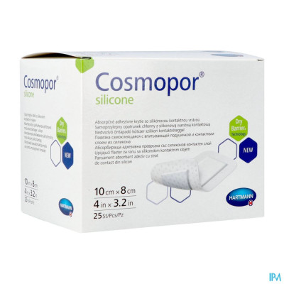 Cosmopor® Silicone 10x8 cm (25 stuks)