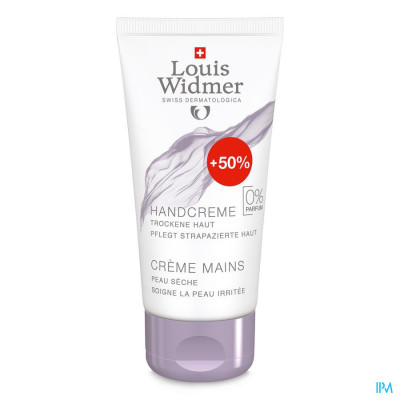 Louis Widmer - Handcrème (zonder parfum) - 75 ml