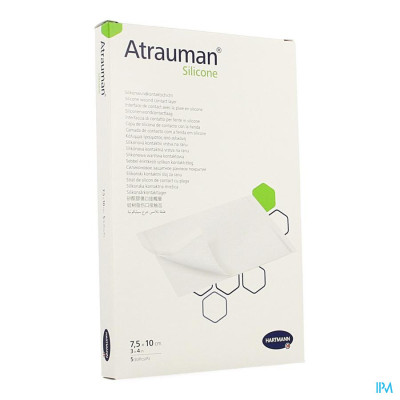 Atrauman® Silicone 7,5x10cm (5 stuks)