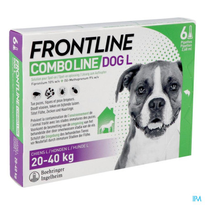 FRONTLINE COMBO® Line Hond L (20-40 kg) - 6 Pipetten