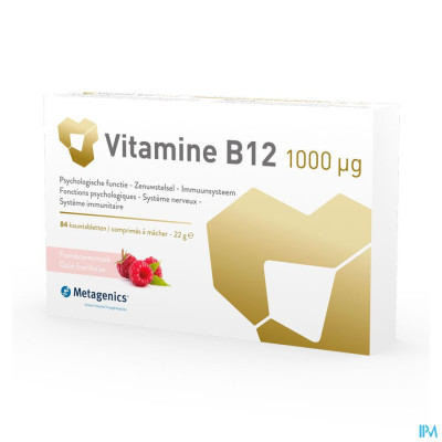 Vitamine B12 1000mcg Kauwtabl 84 Metagenics