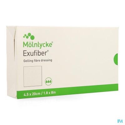 Molnlycke® Exufiber Gel.fibre Dressing Ster Wiek 4,5x20 10