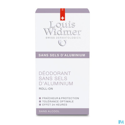 Louis Widmer - Deo Roll-on zonder Aluminiumzouten (licht parfum) - 50ml