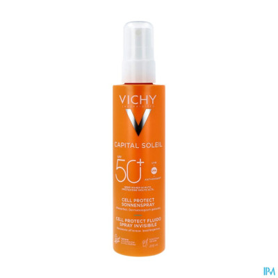 Vichy Capital Soleil Spray Fluide Protection Cellulaire SPF50+ 200ml