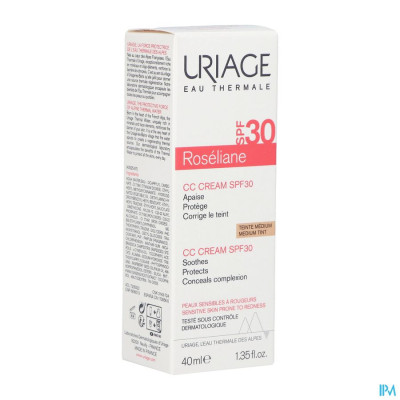 Uriage Roseliane Cc Cream Ip30 Tube 40ml