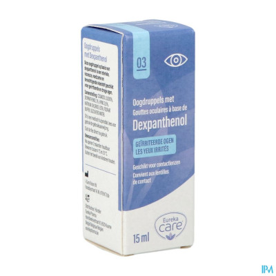 Eureka Care Oogdr.irrit.ogen Dexpanth.prov.b5 15ml